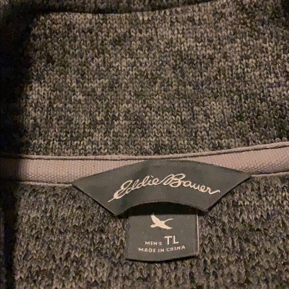 Eddie Bauer Fleece jacket full zip size TL - Picture 3 of 5